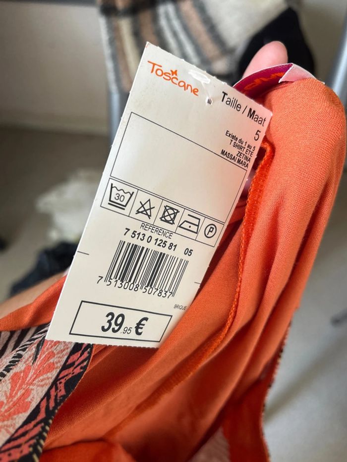 Blouse toscane taille 5(44) neuve avec étiquette - photo numéro 4