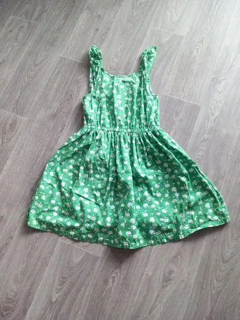 Robe courte verte