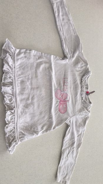 T-shirt à manches longues Fille 24 mois