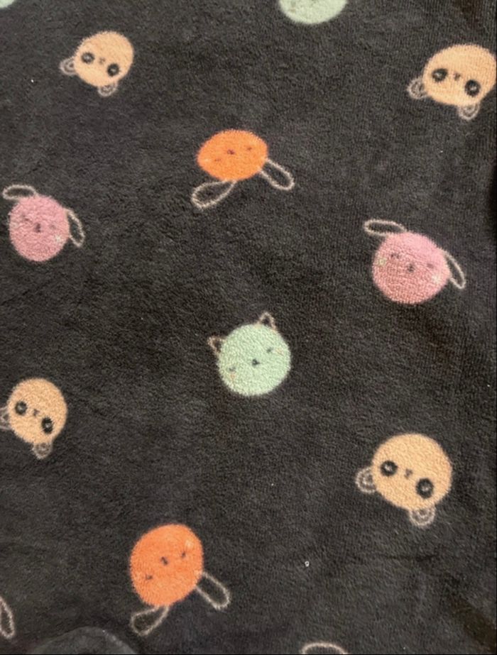 🩷 Pyjama velours Tex bébé – Animaux colorés - photo numéro 3