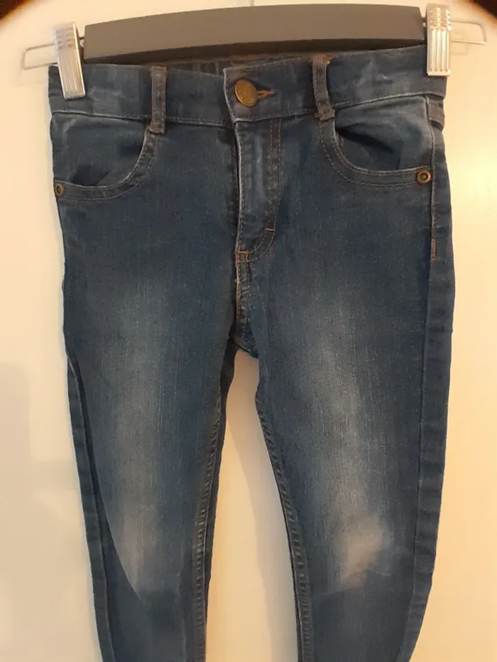 Jeans enfant, Marque Tissaia, bleu marine, taille 4 ans - photo numéro 2