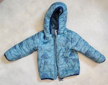 Doudoune légère garçon dinausore 24 mois