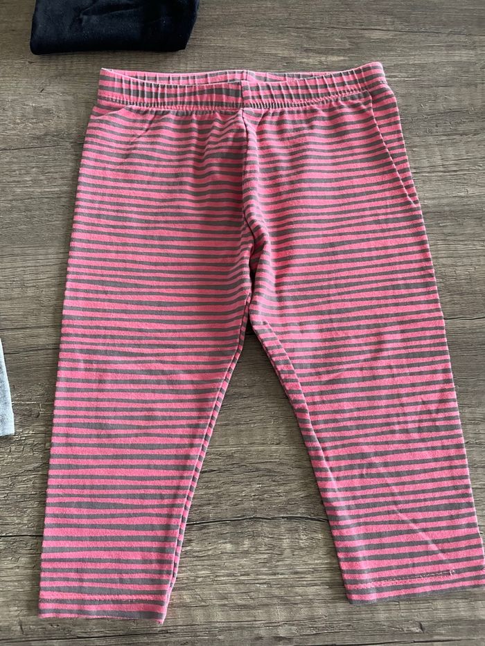 Lot 4 leggings Fille -18M- - photo numéro 9