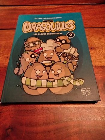 Livre intitulé les dragouilles les bleues de Montréal 2