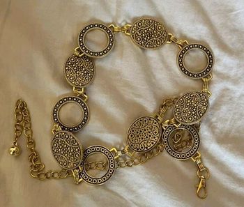 Ceinture chaîne doré longueur 110 cm
