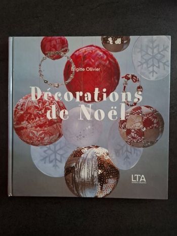 Livre Décorations de Noël de Brigitte Ollivier en bon état