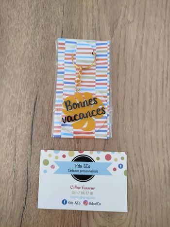 Porte-clé bonnes vacances