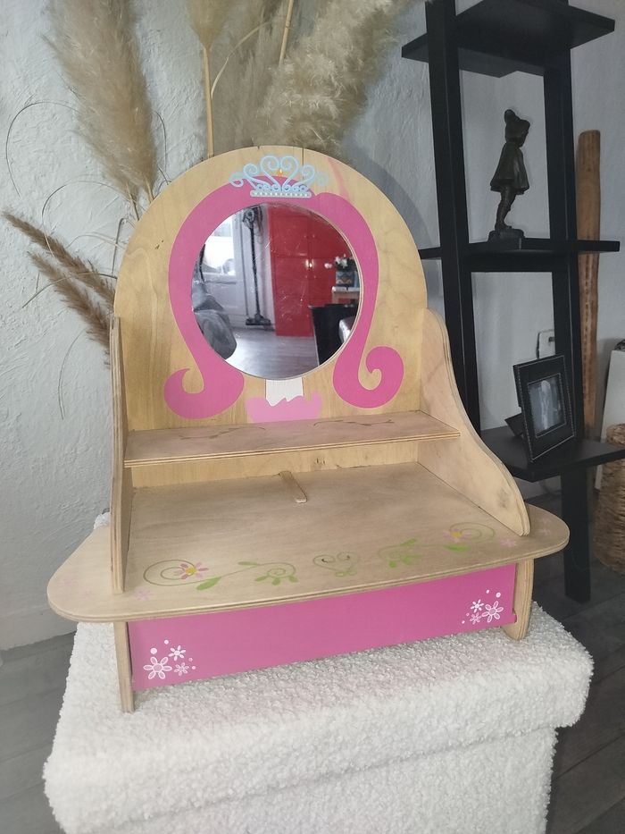 🟣 Oxybul Coiffeuse en bois à poser