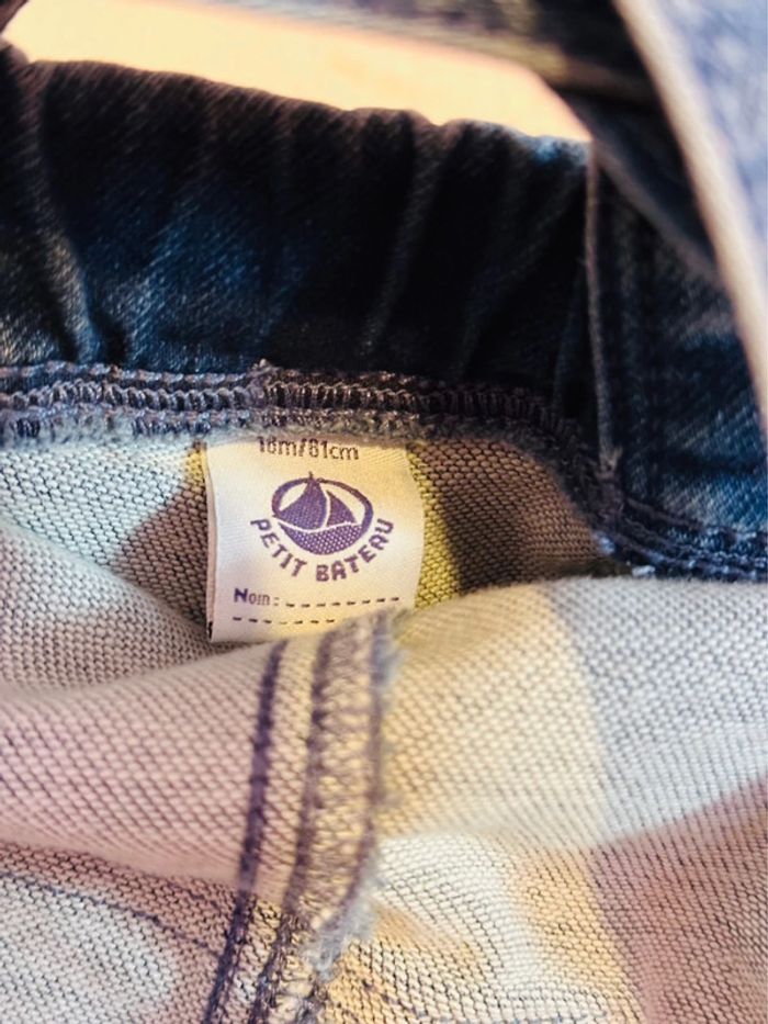 Salopette jean petit bateau - photo numéro 4