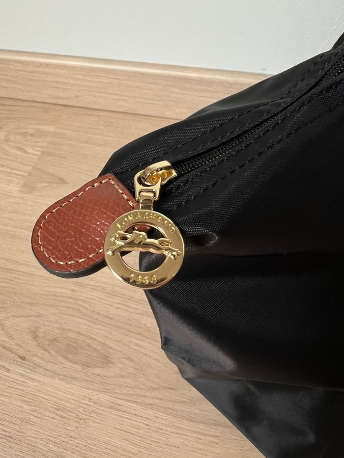 Longchamp Le Pliage – Taille L – Noir et Marron - photo numéro 5