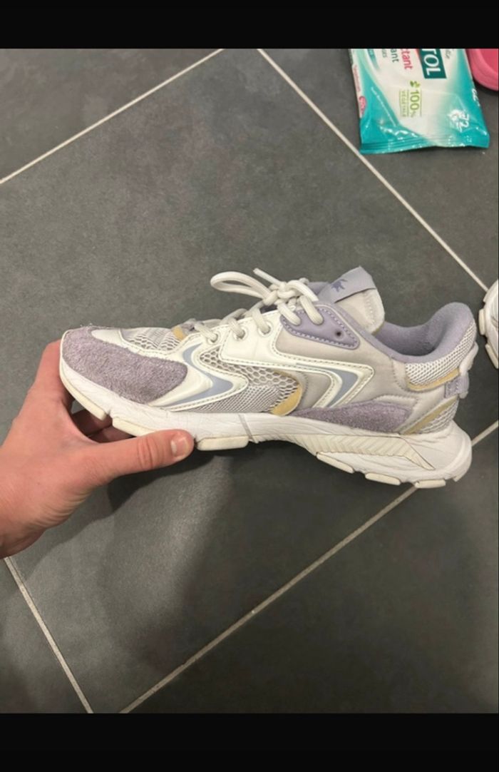 Basket Lacoste mauve 41 - photo numéro 6