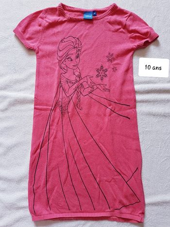 Robe reine des neiges 10 ans