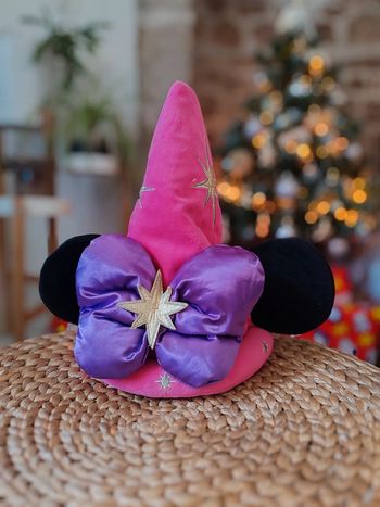 Chapeau de sorcier fantasia - rose et violet