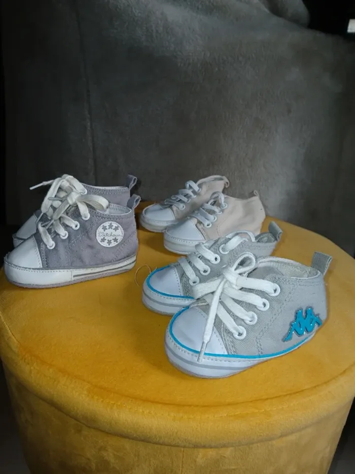 Lot de 3 chaussures bébé - photo numéro 12