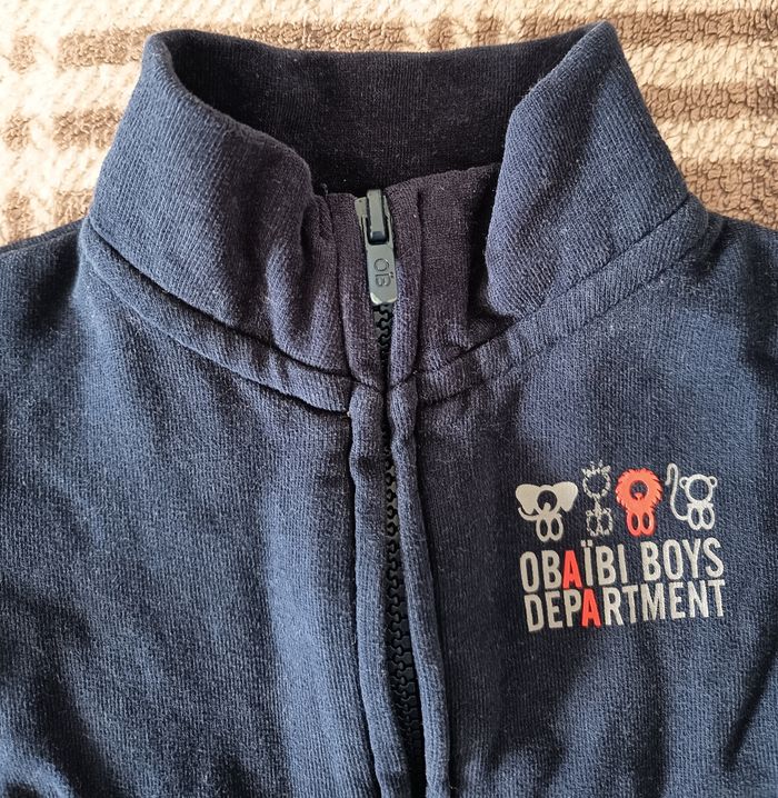Gilet Zippé Enfant à Col Montant - Unisexe - 3 Mois / Obaïbi - photo numéro 2
