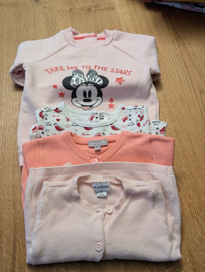 Lots vêtements bébé fille 0/3 mois - photo numéro 7