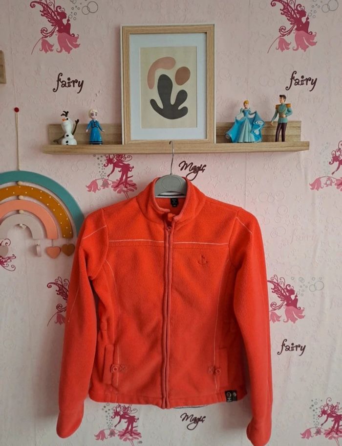 Magnifique gilet zippé polaire molletonné a l intérieur Taille 10 ans Terre de Marins