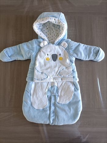 Combinaison/ Nid d'ange ours 1 mois