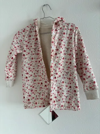 Veste fleurie polaire 6 ans