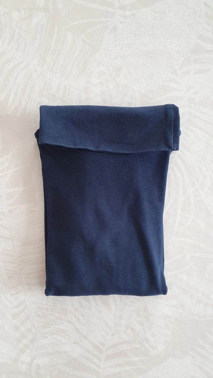 Teeshirt col roulé à manches longues bleu marine 6-7ans - photo numéro 5