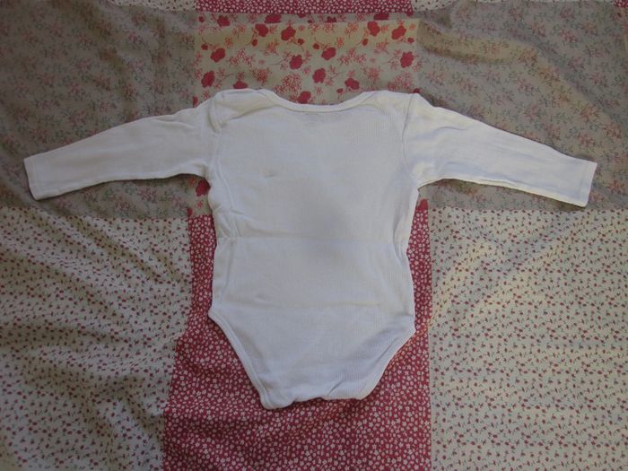 Bodies manches longues blanc 36 mois - photo numéro 6