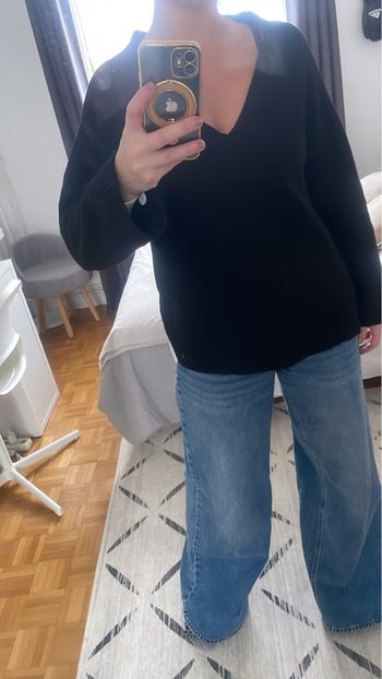 Pull col V H&M