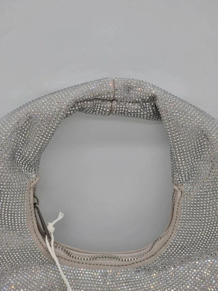 NA-KD sac rond pailleté strass - photo numéro 5