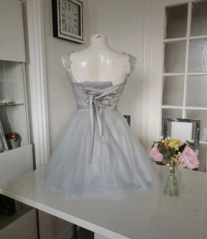 🩶🩷Magnifique Robe De Soirée Courte 🩷🩶 - photo numéro 3
