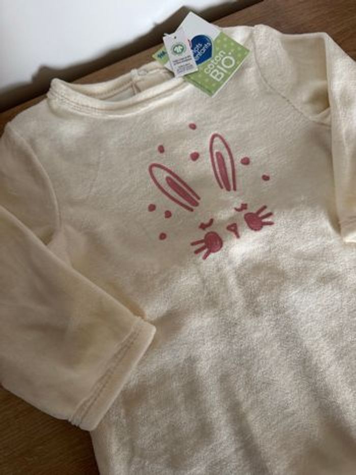 Lot de 2  pyjamas bébé (vert & blanc) - Tao & Mots d’enfants - photo numéro 8