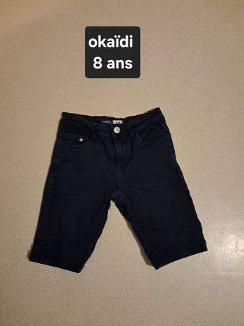 Short jeans okaïdi 8 ans