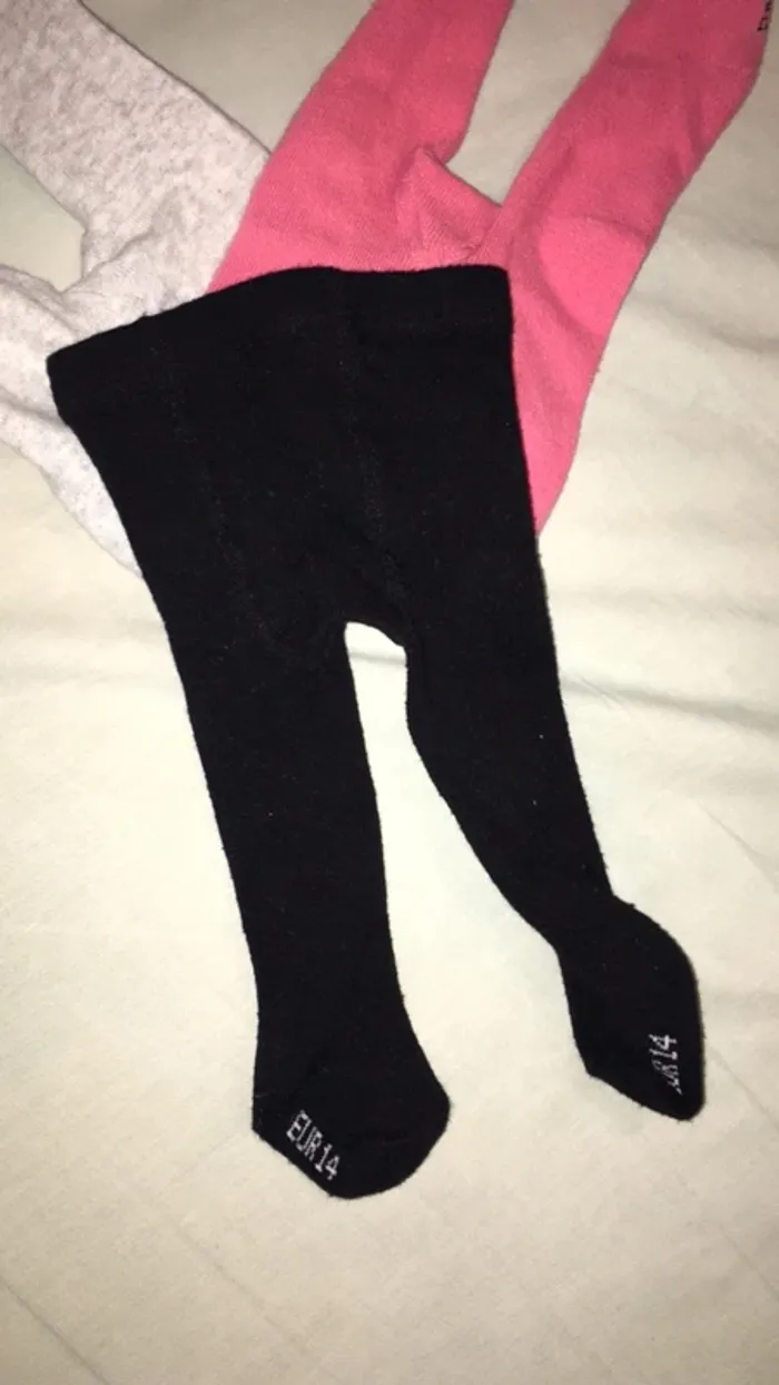 Lot de 3 collants bébé - photo numéro 4