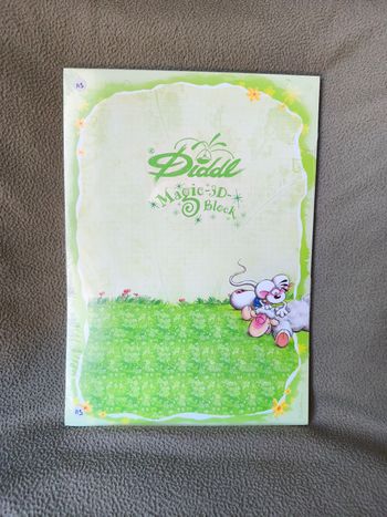 Diddl bloc Original Verpackt sous blister A4 "Diddl et Vanillivi"