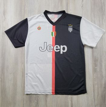 Maillot foot taille S – style Juventus – De Ligt n°4
