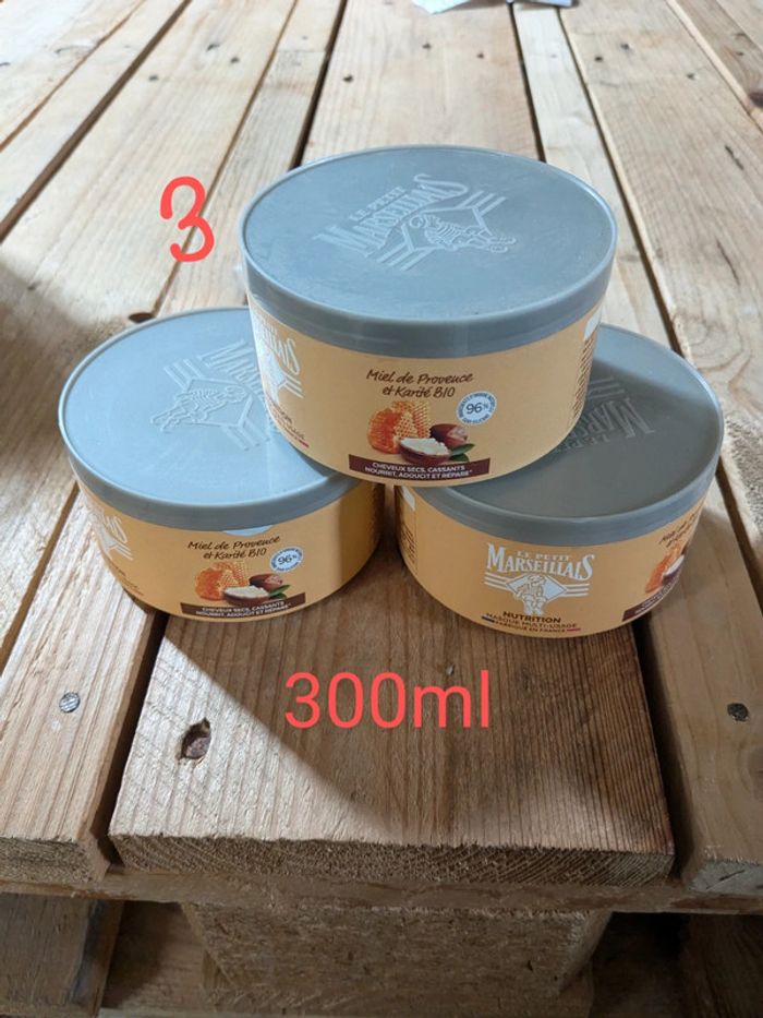 1 ou plusieurs Masques pour les cheveux le petit marseillais