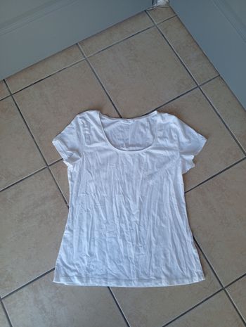 T-shirt blanc taille XL