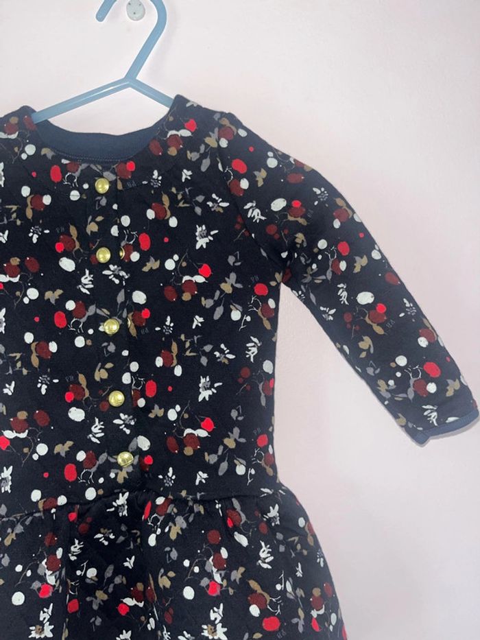 Robe, petit bateau, épaisse neuve avec étiquette, 18 mois - photo numéro 2