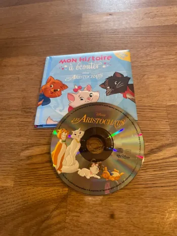 Livre Mon histoire à écouter Les aristochats avec 1 CD audio