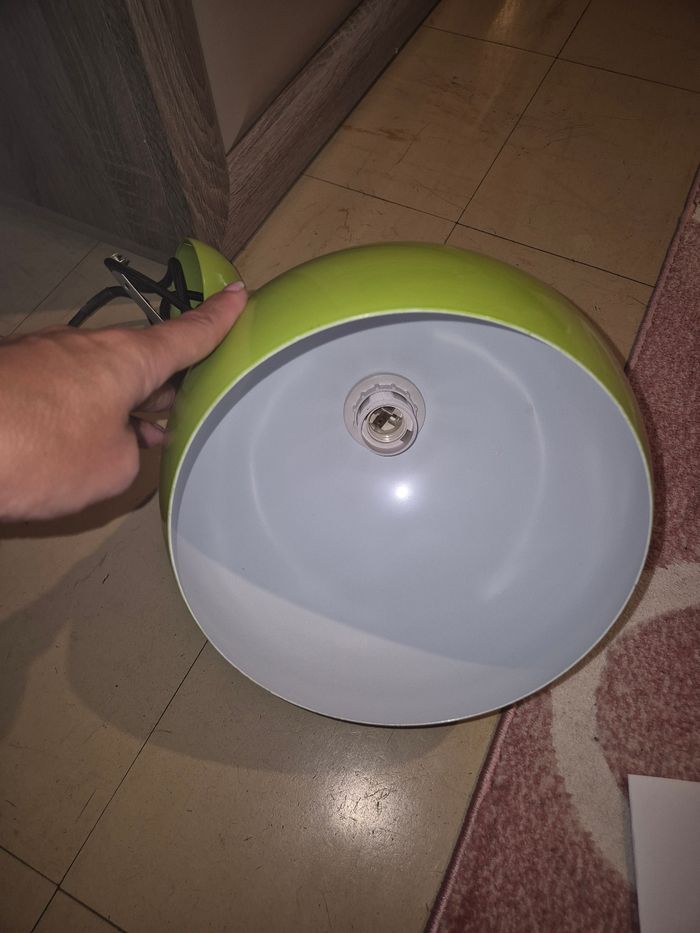 Lustre métal vert ikea - photo numéro 4