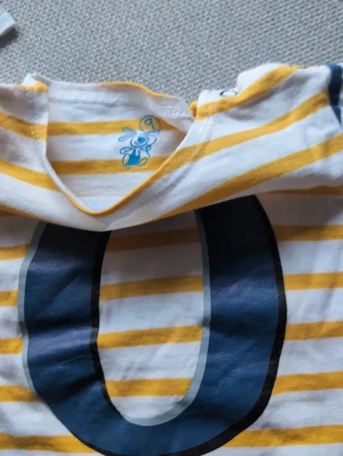Lot 6 t-shirt manche longue 9 mois - photo numéro 8