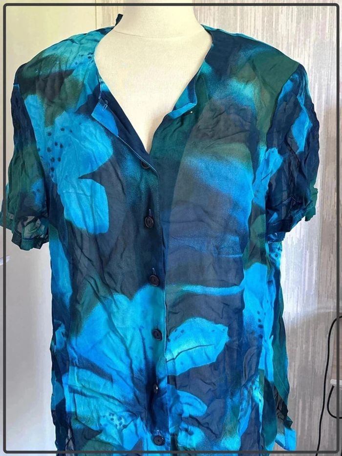 Chemise manche courte taille 52 marque pierre de Gray neuve * - photo numéro 2