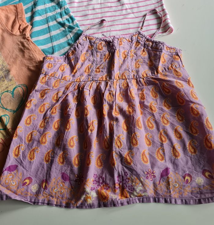 lot 5 hauts t-shirts fille 8 ans - photo numéro 7