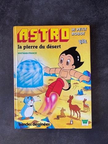 BD Astro Le Petit Robot - La pierre du désert - Whitman France 1986 retro comics 80s