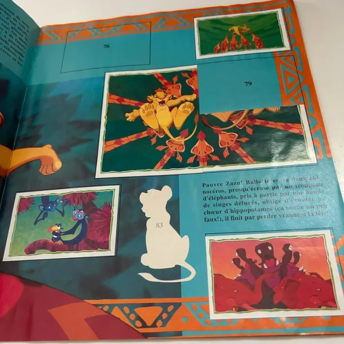 Album panini le roi lion vintage - photo numéro 8