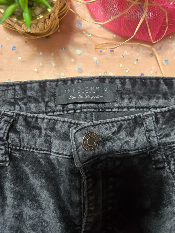 Pantalon noir effet velours IKKS - photo numéro 3