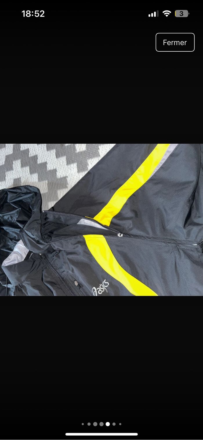 Veste ASICS qui peut se porter en doudoune sans manches - photo numéro 7