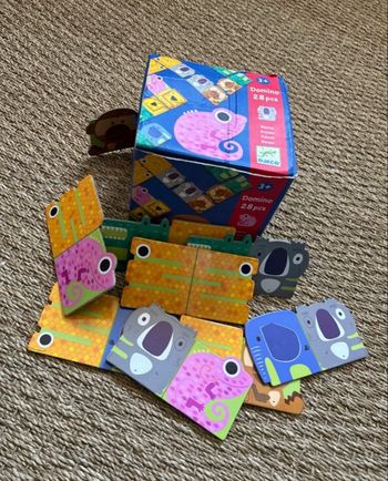 Jeu domino animaux Djeco