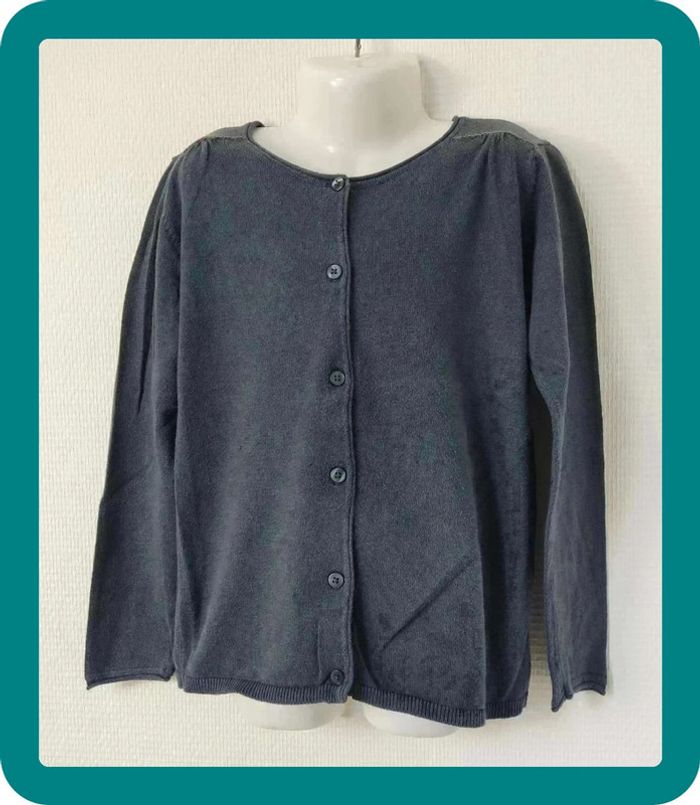 Gilet gris 8 ans tao fille