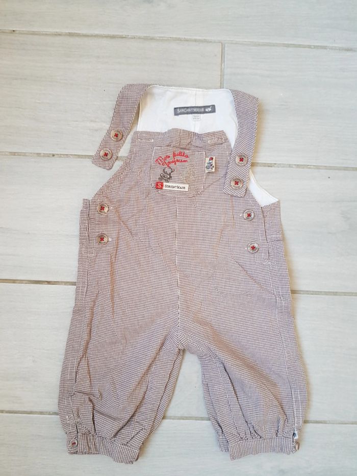 Salopette garcon sergent major 1mois