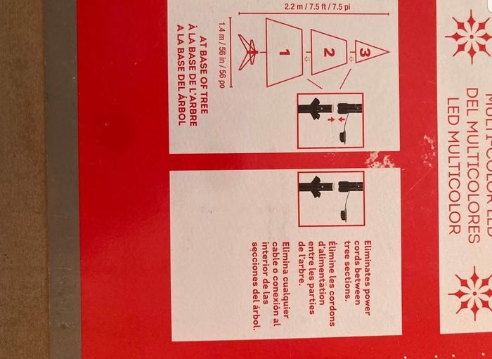 Sapin artificiel Aspen pré-illuminé de 2,3 m (7,5 pi) avec 700 lumières DEL SureBright à effets - photo numéro 4