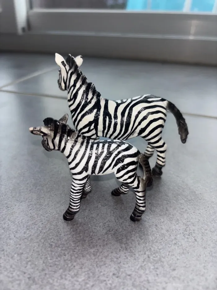 Zèbre et bébé schleich - photo numéro 2